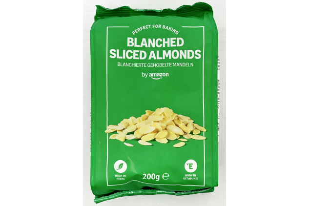 Blanched Sliced Almonds 5 x 200g Baking Packs