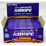 Cadbury Dairy Milk & More Caramel Nut Crunch Bars 15 x 200g