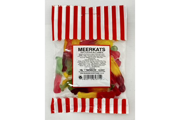 Meerkats Fruit Flavour Jelly Sweets 140g