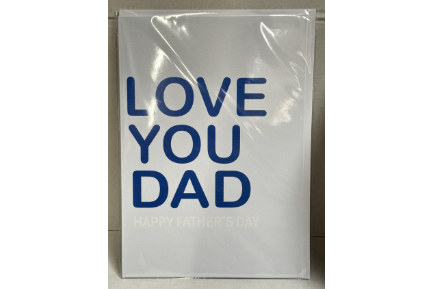 Love You Dad Father’s Day Card