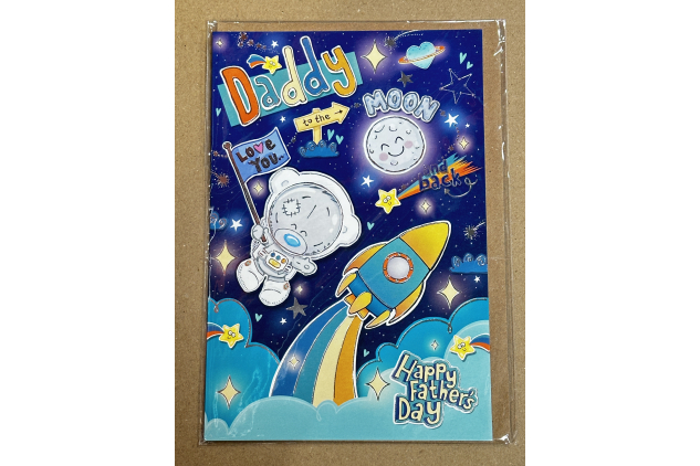Daddy To The Moon Father’s Day Card