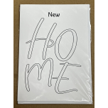 New Home Outline Greeting Card