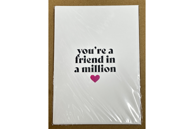 Friend In A Million Greeting Card