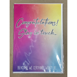 Peachy Antics Congratulations Stay In Touch Card