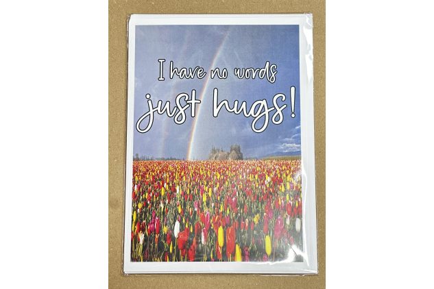 I Have No Words Just Hugs Greeting Card