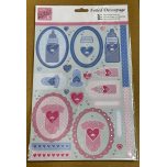 Anita’s Foiled Decoupage Hello Little One Craft Sheet