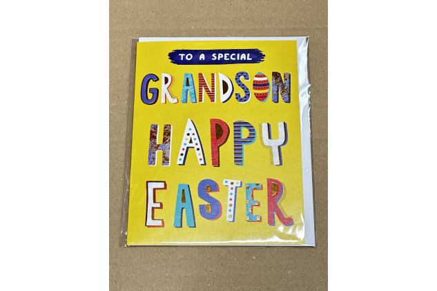 Sloane Graphics Special Grandson Happy Easter Card