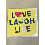 JoyPixels Love Laugh Live Emoji Greeting Card
