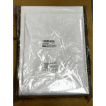 White Paper Gift Bags Gold Handles 10 Pack
