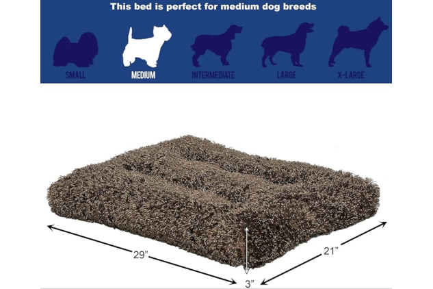 MidWest QuietTime Coco Chic Medium Pet Bed 76cm Crate