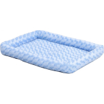 MidWest QuietTime Blue Bolster Dog Bed 91cm Crate