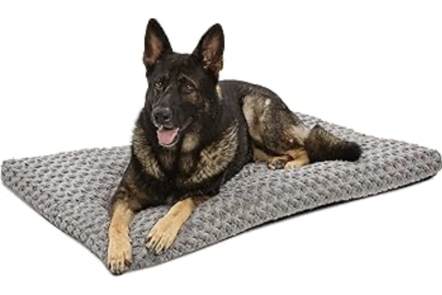 MidWest QuietTime Grey Ombré Swirl XL Pet Bed 122cm Crate