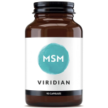 Viridian MSM 750mg 90 Capsules Vegan Methyl Sulphonyl Methane Food Supplement