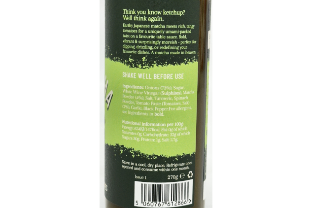 To-Matcha Ketchup 270g | Tomato & Matcha Sauce