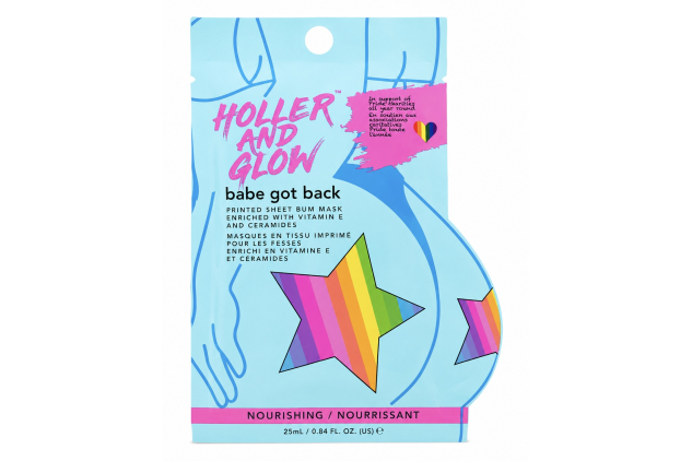 Holler & Glow Babe Got Back Bum Mask Sheet Mask Vitamin E Ceramides Nourishing 25ml
