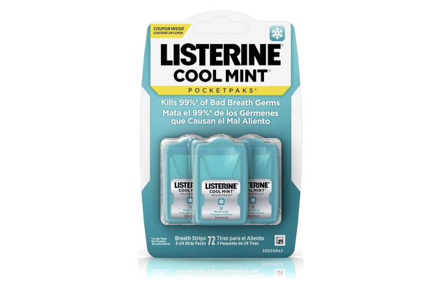 Listerine Pocket Paks Cool Mint 72 Strips