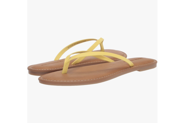 Women’s Thong Sandal Yellow Size UK 2