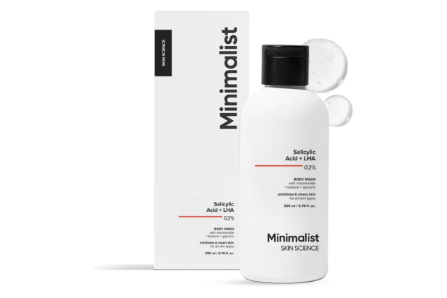 Minimalist 2% Salicylic Acid + LHA Body Wash Shower Gel 200 ml