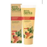 Ecodenta Strawberry Toothpaste for Children with Carrot Extract 75ml Flouride Free Vegan