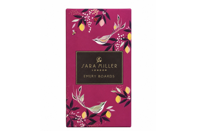Sara Miller 12 Mini Emery Boards Size 4x7x1.4cm
