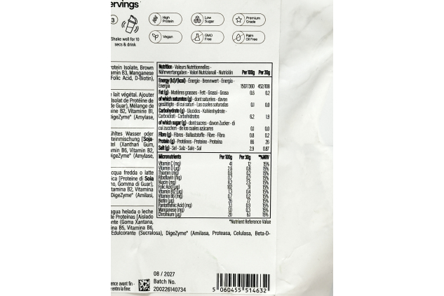 Protein Works Vegan Protein 360 Gold Vanilla Crème 1kg 33 Servings