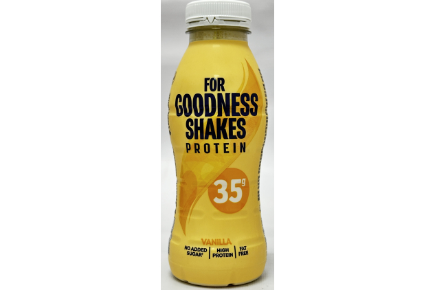 For Goodness Shakes Vanilla Protein Shakes 8 x 330ml