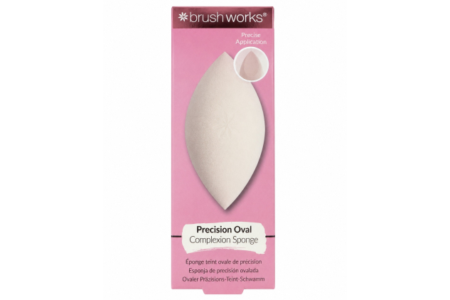 Brushworks Precision Oval Complexion Makeup Sponge