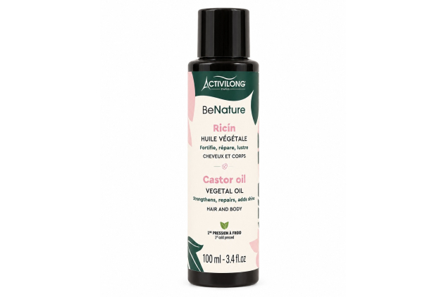 Activilong BeNature Castor Oil 100ml Hair & Body Treatment Cold Pressed Vegan