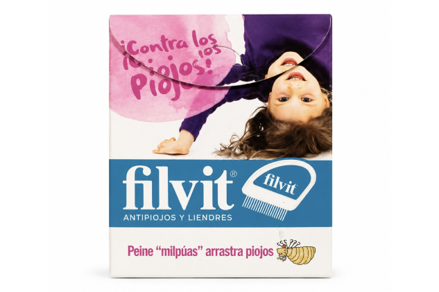 Filvit Anti Lice & Nits Comb Effective Head Lice & Nit Removal