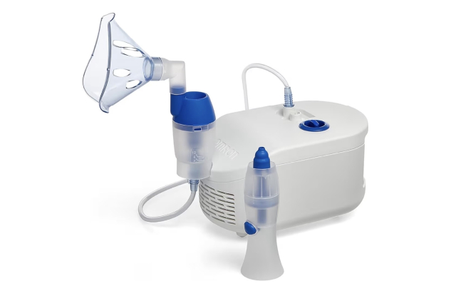 OMRON C102 Total 2-in-1 Nebuliser with Nasal Shower - Comprehensive Respiratory Treatment Device