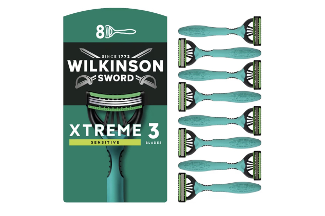Wilkinson Sword Xtreme 3 Sensitive Men's Disposable Razors 8 Pack