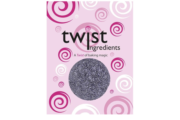 Twist Ingredients Shimmer Violet Cake Topper Sprinkles - 800g Edible Shimmer Cupcake Decorations