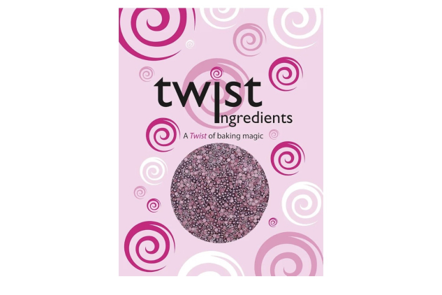 Twist Ingredients Shimmer Aubergine Cake Topper Sprinkles - 800g Edible Shimmer Cupcake Decorations