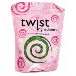 Twist Ingredients Pearls 4mm Green Cake Topper Sprinkles - 800g Edible Polished Ball Cupcake Decorations