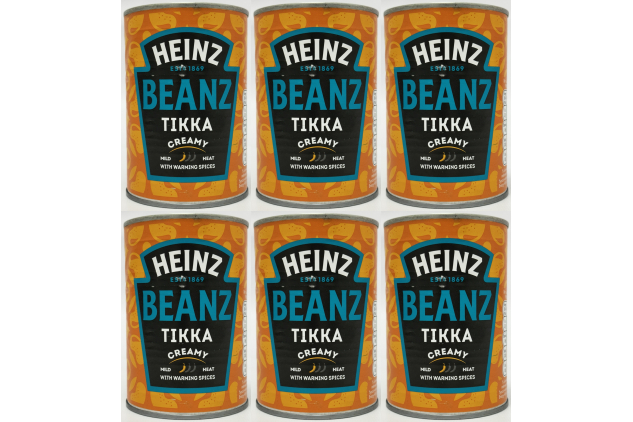 Heinz Beanz Tikka Creamy Baked Beans 6 x 390g