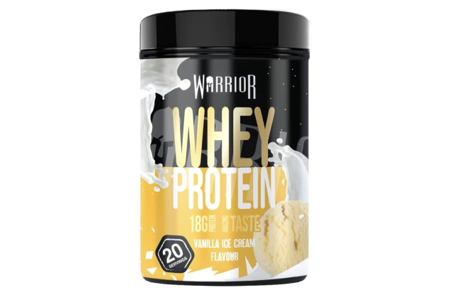 Warrior Whey Protein Powder 500g 20 Servings Vanilla Ice-Cream Flavour