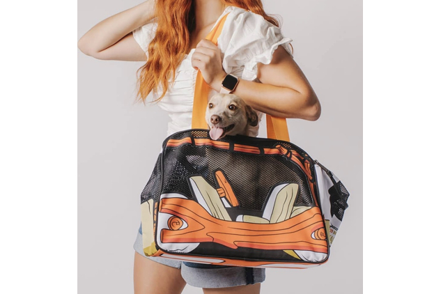Buckle-Down The Flintstones Flintmobile Pet Carrier Bag