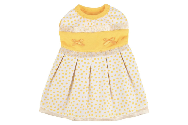 Pinkaholic New York Karly Dog Dress Yellow Small