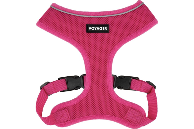 Voyager Aerolite No Pull Mesh Dog Harness Fuchsia Large