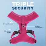 Voyager Aerolite No Pull Mesh Dog Harness Fuchsia Large