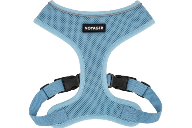 Voyager Aerolite No Pull Mesh Dog Harness Baby Blue Large