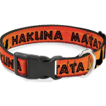 Buckle-Down Hakuna Matata Dog Collar Large