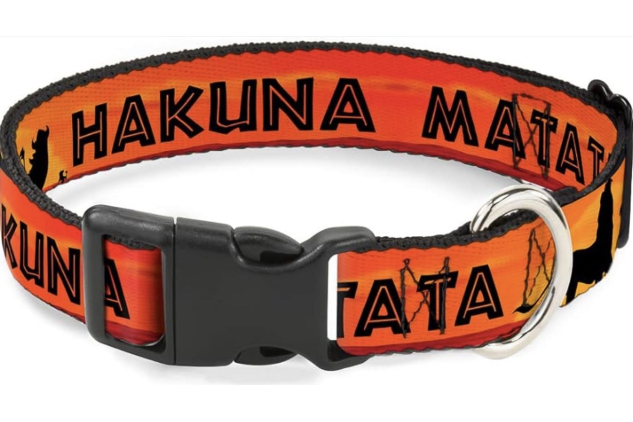 Buckle-Down Hakuna Matata Dog Collar Large