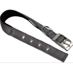 Ferplast Daytona Grey Padded Dog Collar 45-53cm