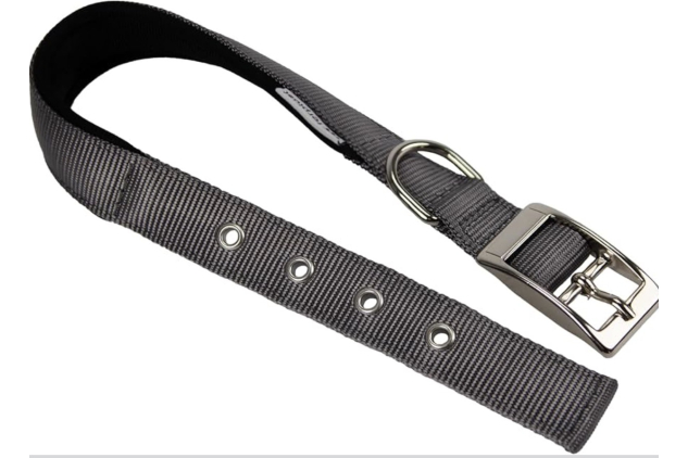 Ferplast Daytona Grey Padded Dog Collar 45-53cm