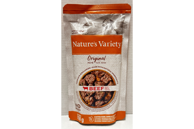 Nature’s Variety Original Beef Mini Dog Pâté 6 x 150g