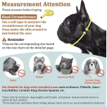 Mayerzon Short Snout Dog Muzzle Black Small