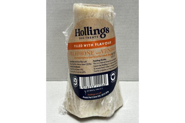 Hollings Filled Bone with Venison Dog Chew