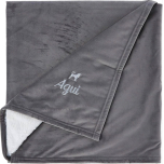 AGUI Grey Velvet Pet Blanket 120 x 80cm