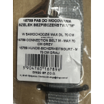 Dingo Grey Dog Car Seat Belt Size M 70cm